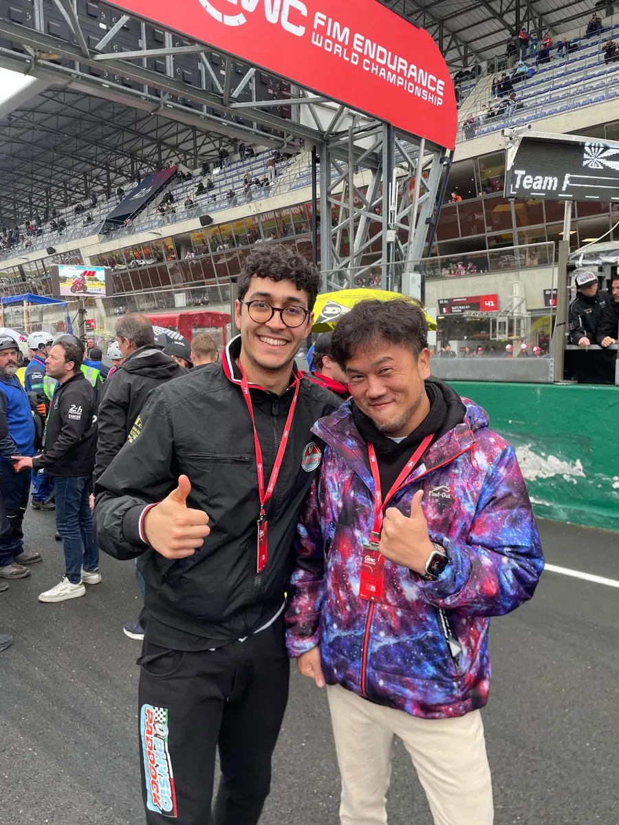 Il Dott. Luca Mottaran in griglia al Mondiale Endurance FIM di Le Mans